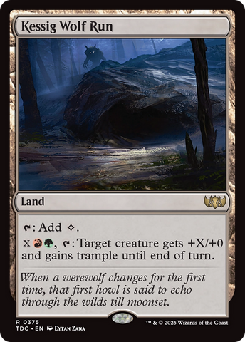 {R} Kessig Wolf Run [Tarkir: Dragonstorm Commander][TDC 375]