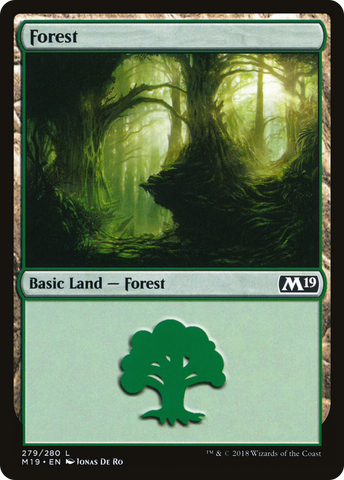 {B}[M19 279] Forest (279) [Core Set 2019]