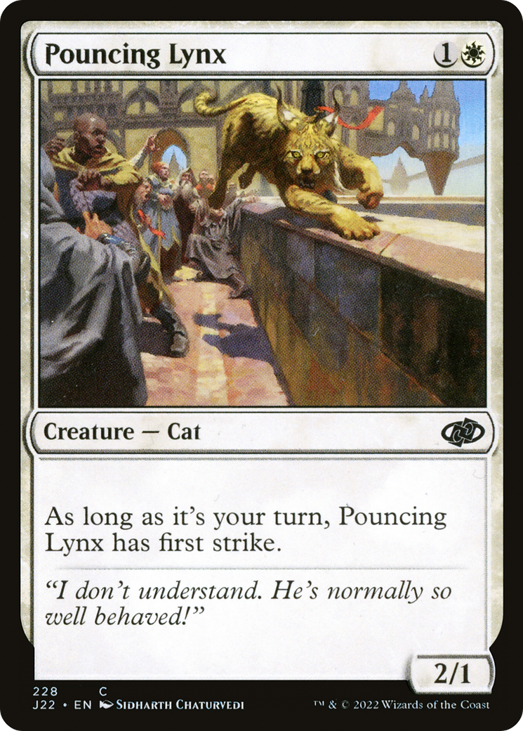 {C} Pouncing Lynx [Jumpstart 2022][J22 228]