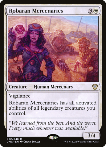 {R} Robaran Mercenaries [Dominaria United Commander][DMC 022]