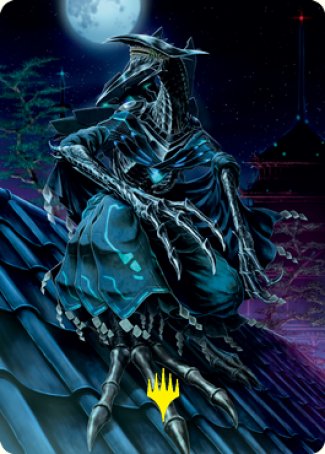 {A} Jin-Gitaxias, Progress Tyrant Art Card (Gold-Stamped Signature) [Kamigawa: Neon Dynasty Art Series][GS ANEO 052]