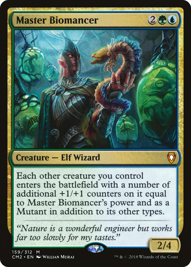 {R} Master Biomancer [Commander Anthology Volume II][CM2 159] - Misty Mountain Games