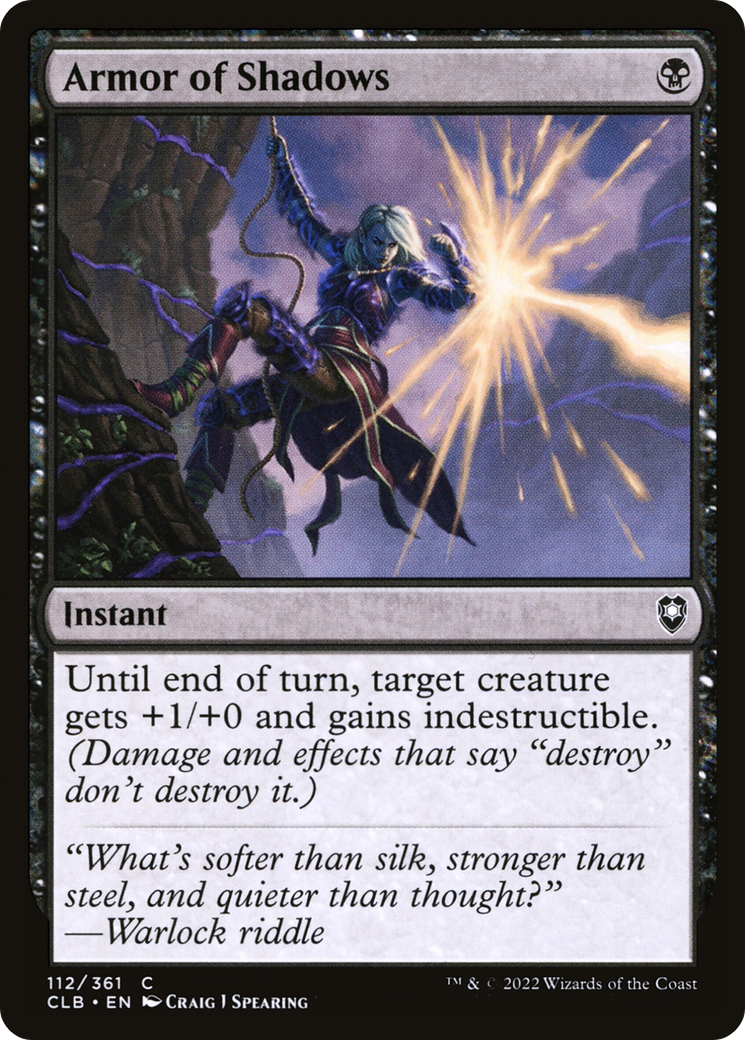 {C} Armor of Shadows [Commander Legends: Battle for Baldur's Gate][CLB 112]