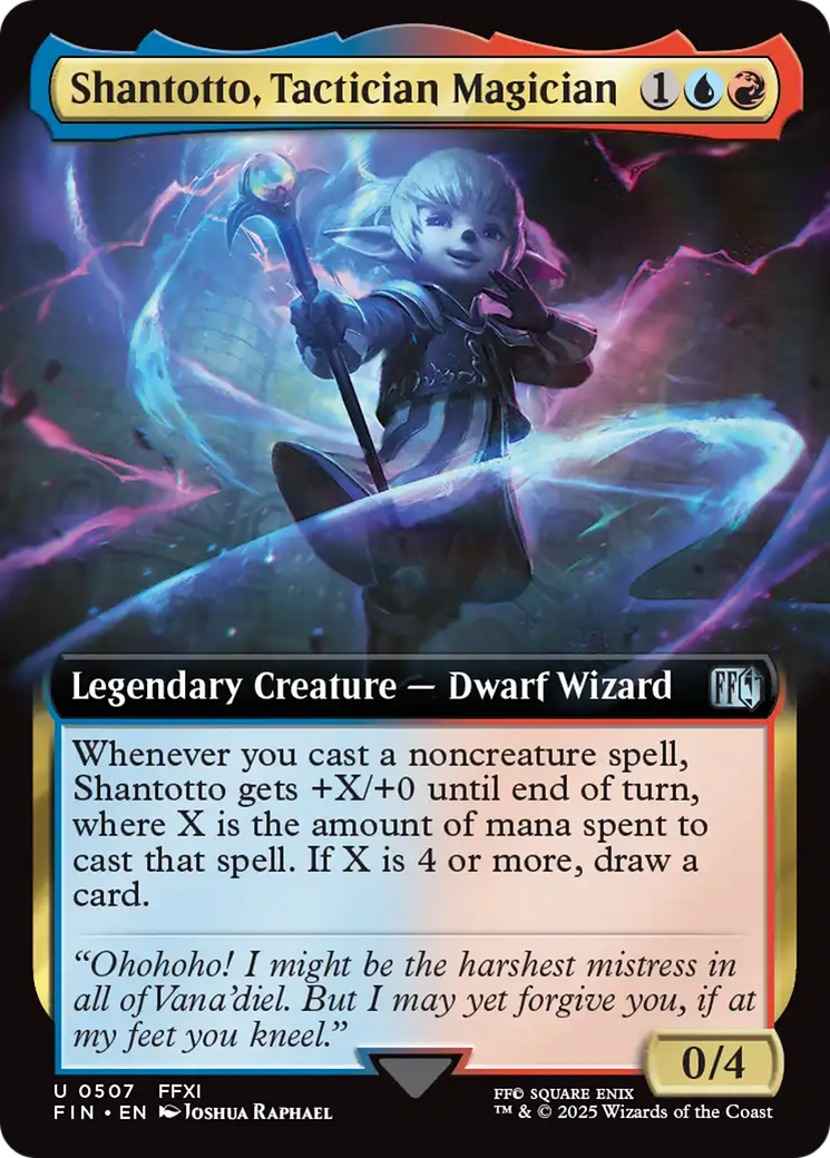 {@C} Shantotto, Tactician Magician (Extended Art) [FINAL FANTASY][FIN 507]