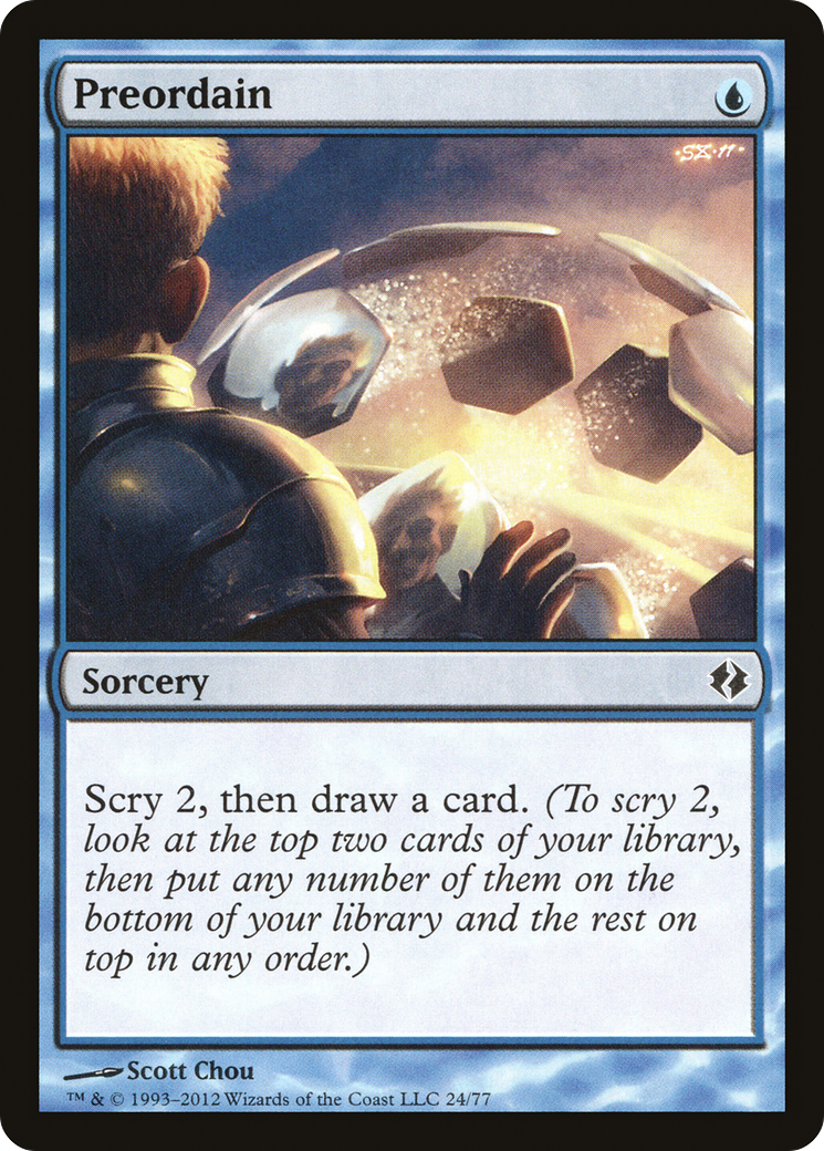 {C} Preordain [Duel Decks: Venser vs. Koth][DDI 024]