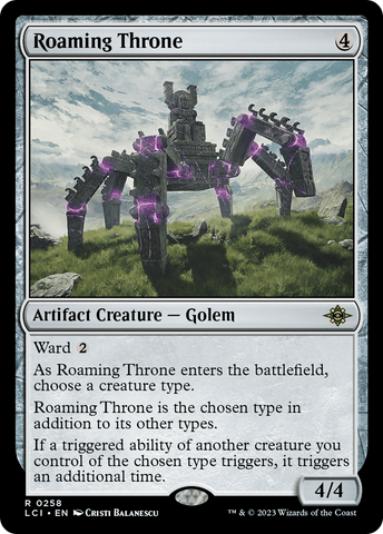 {@R} Roaming Throne [The Lost Caverns of Ixalan][LCI 258]