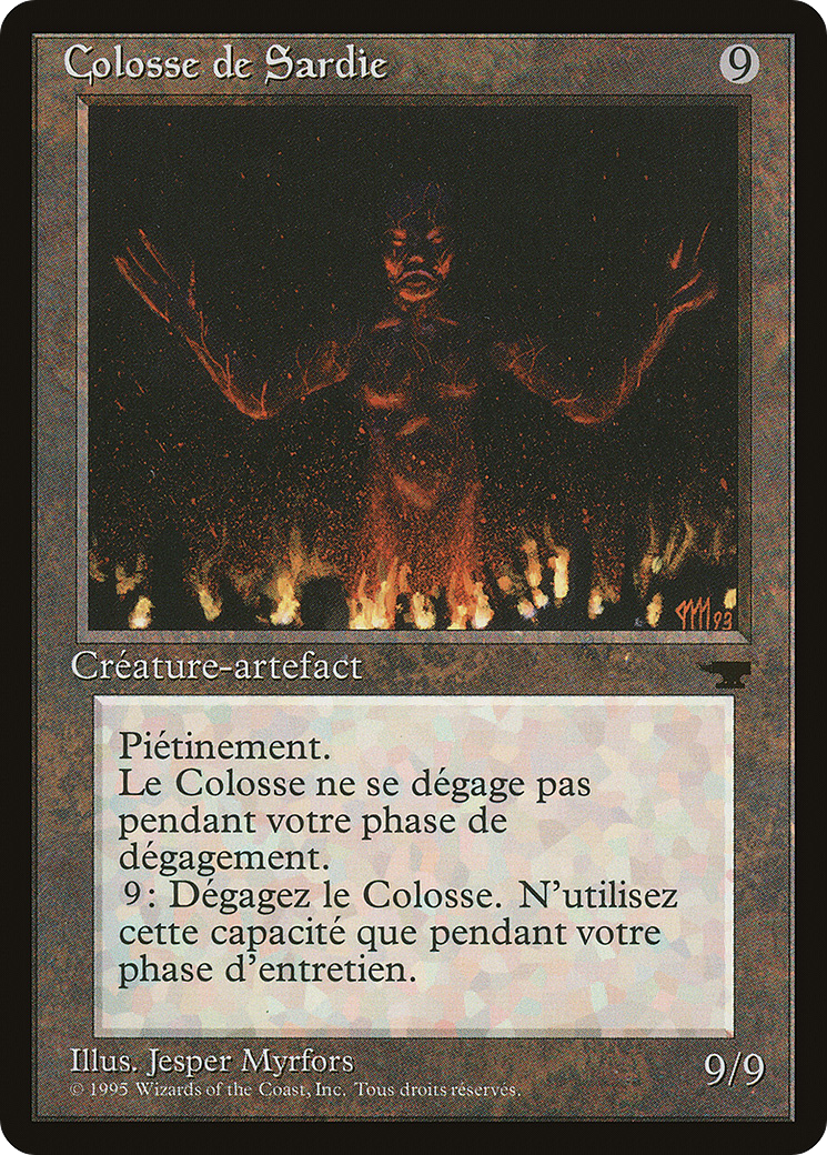 {C} Colossus of Sardia (French) - "Colosse de Sardie" [Renaissance][REN 123]