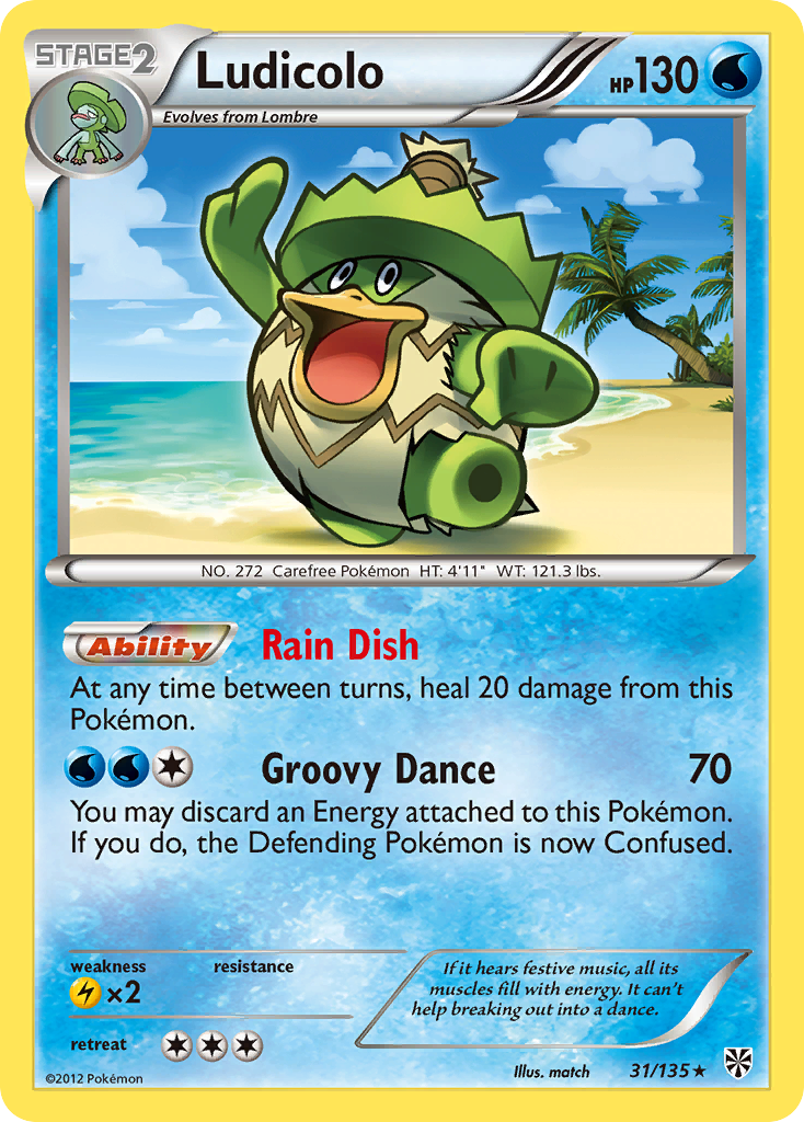 [PKM-R] Ludicolo (31/135) [Black & White: Plasma Storm]