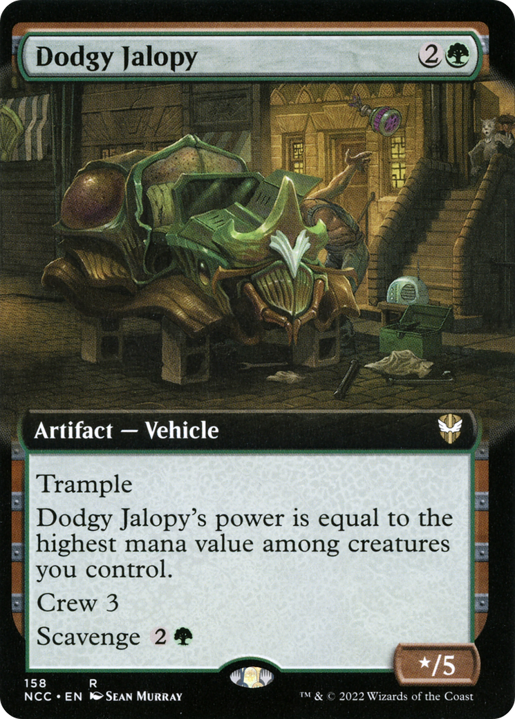 {R} Dodgy Jalopy (Extended Art) [Streets of New Capenna Commander][NCC 158]