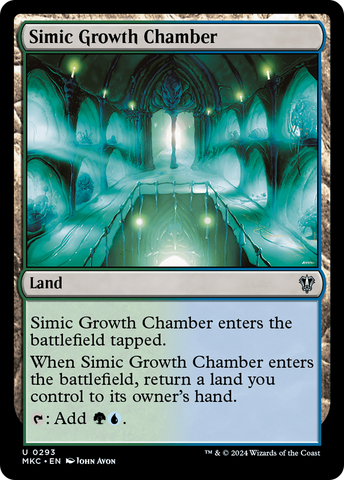 {C} Simic Growth Chamber [Murders at Karlov Manor Commander][MKC 293]