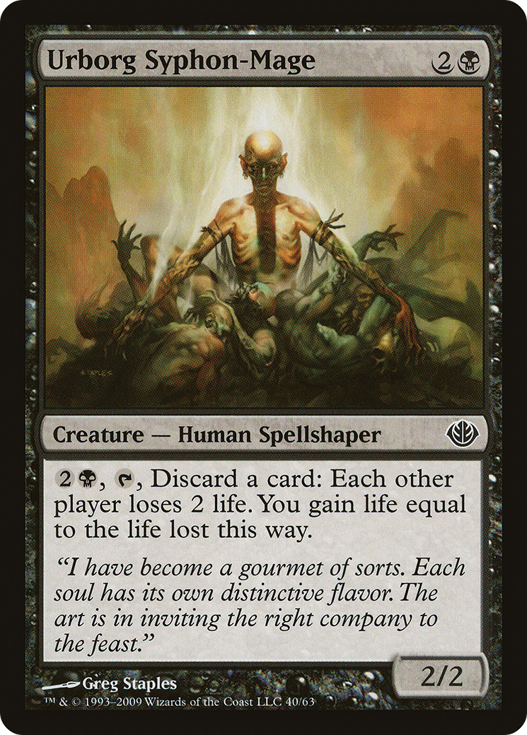 {C} Urborg Syphon-Mage [Duel Decks: Garruk vs. Liliana][DDD 040] - Misty Mountain Games