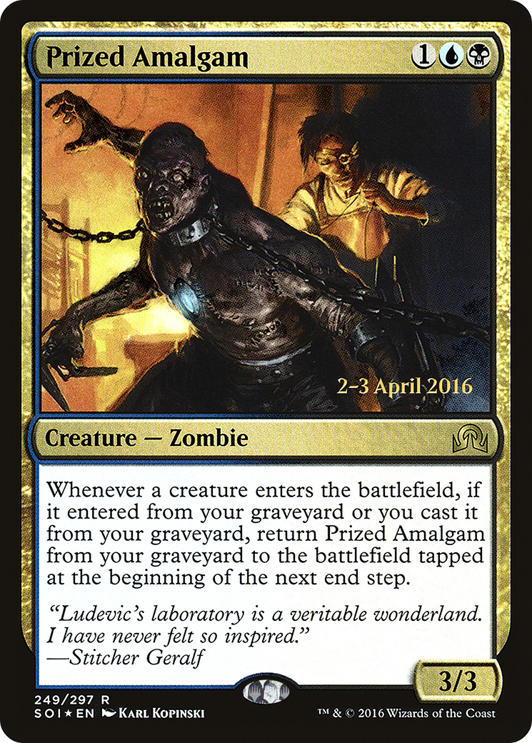 {R} Prized Amalgam [Shadows over Innistrad Prerelease Promos][PR SOI 249] - Misty Mountain Games