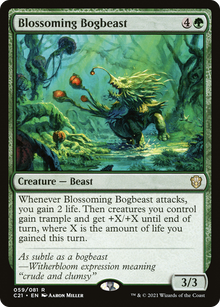 {R} Blossoming Bogbeast [Commander 2021][C21 059] - Misty Mountain Games