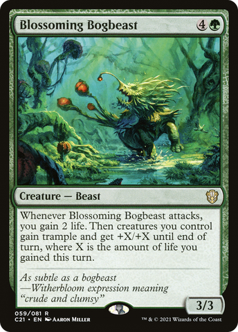 {R} Blossoming Bogbeast [Commander 2021][C21 059]