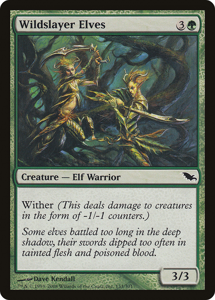{C} Wildslayer Elves [Shadowmoor][SHM 133]
