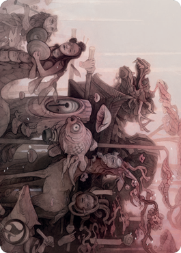 {A} March of Burgeoning Life Art Card [Kamigawa: Neon Dynasty Art Series][ANEO 029]