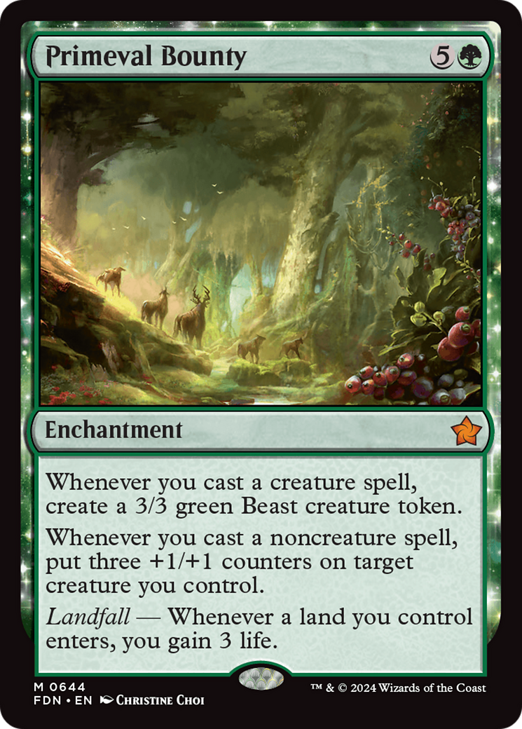 {@R} Primeval Bounty [Foundations][FDN 644]