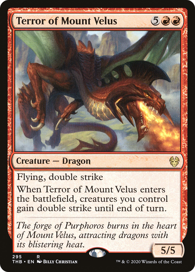 {R} Terror of Mount Velus [Theros Beyond Death][THB 295] - Misty Mountain Games