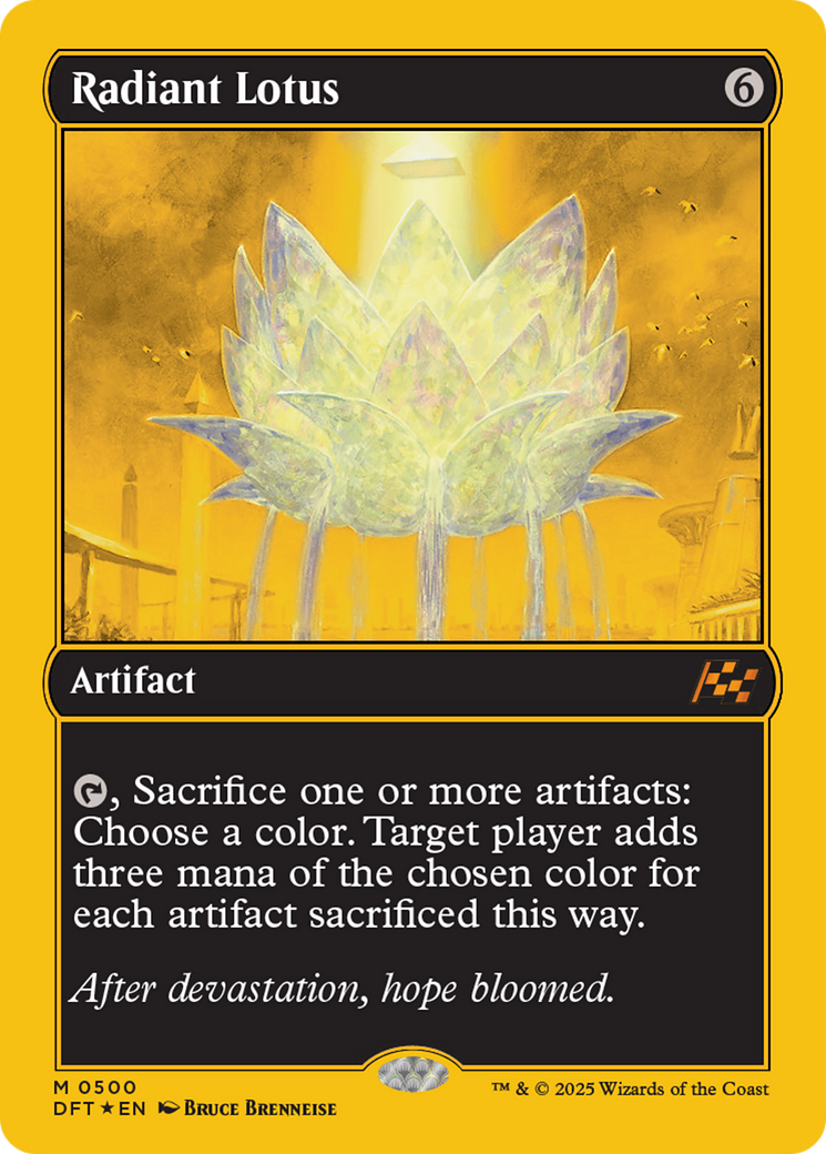 {@R} Radiant Lotus (First-Place Foil) [Aetherdrift][DFT 500]