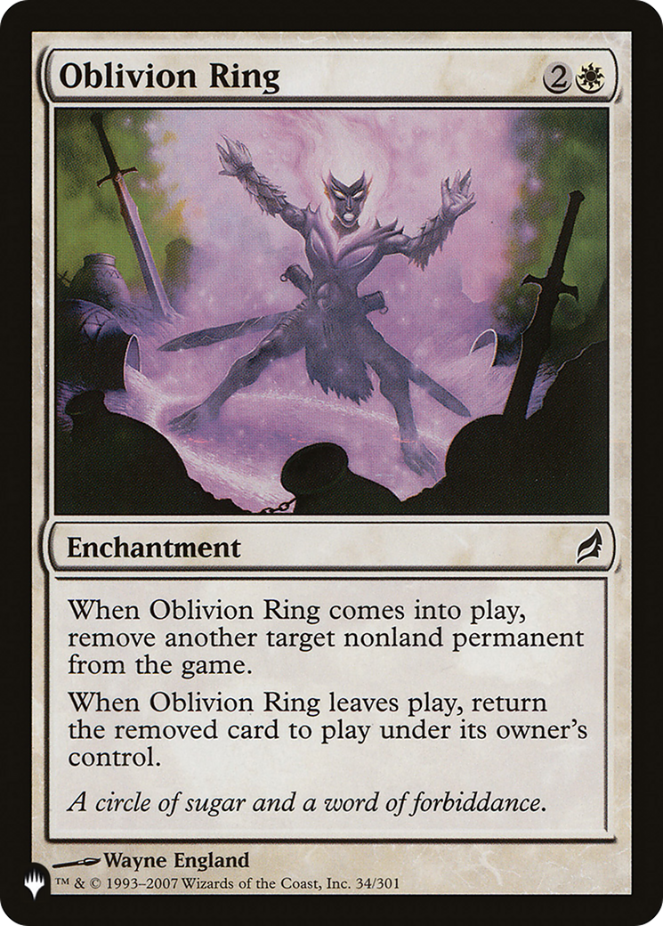 Oblivion Ring [LIST 34/301]