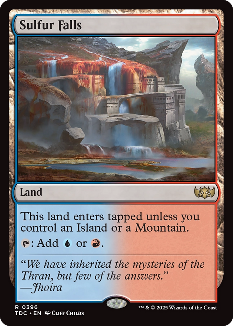 {R} Sulfur Falls [Tarkir: Dragonstorm Commander][TDC 396]