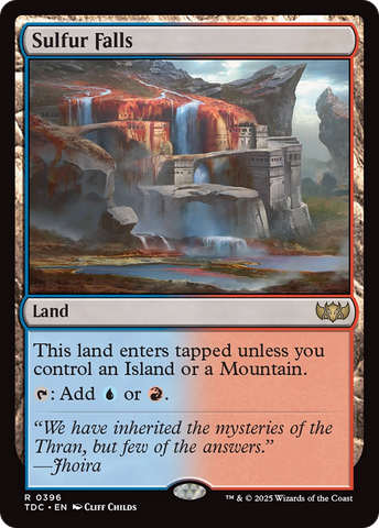 {R} Sulfur Falls [Tarkir: Dragonstorm Commander][TDC 396]