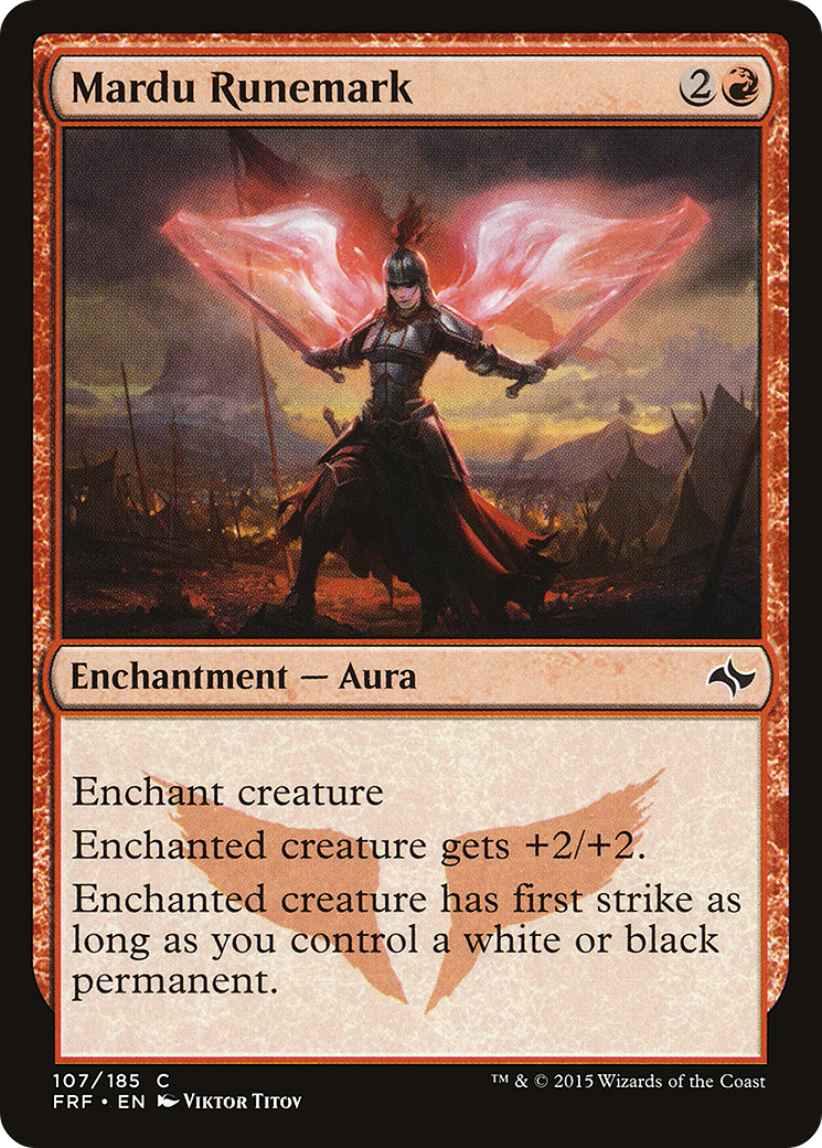 {C} Mardu Runemark [Fate Reforged][FRF 107]