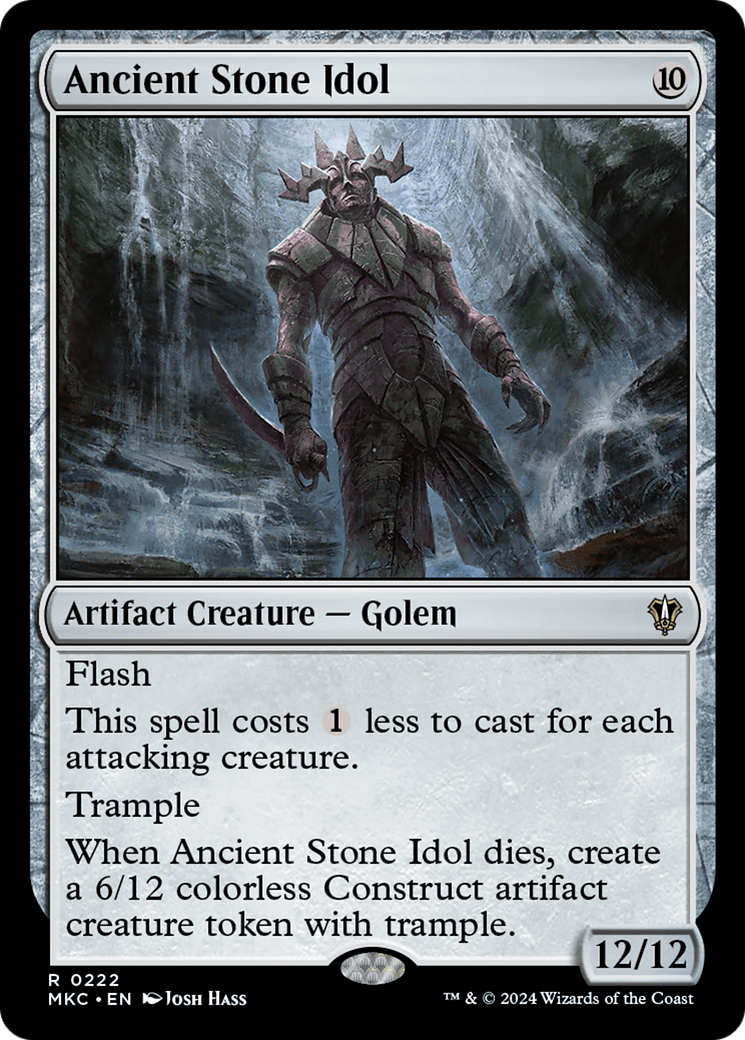 {R} Ancient Stone Idol [Murders at Karlov Manor Commander][MKC 222]