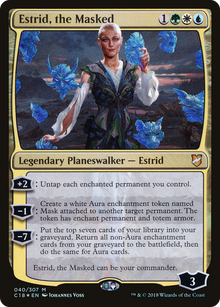 {R} Estrid, the Masked [Commander 2018][C18 040] - Misty Mountain Games