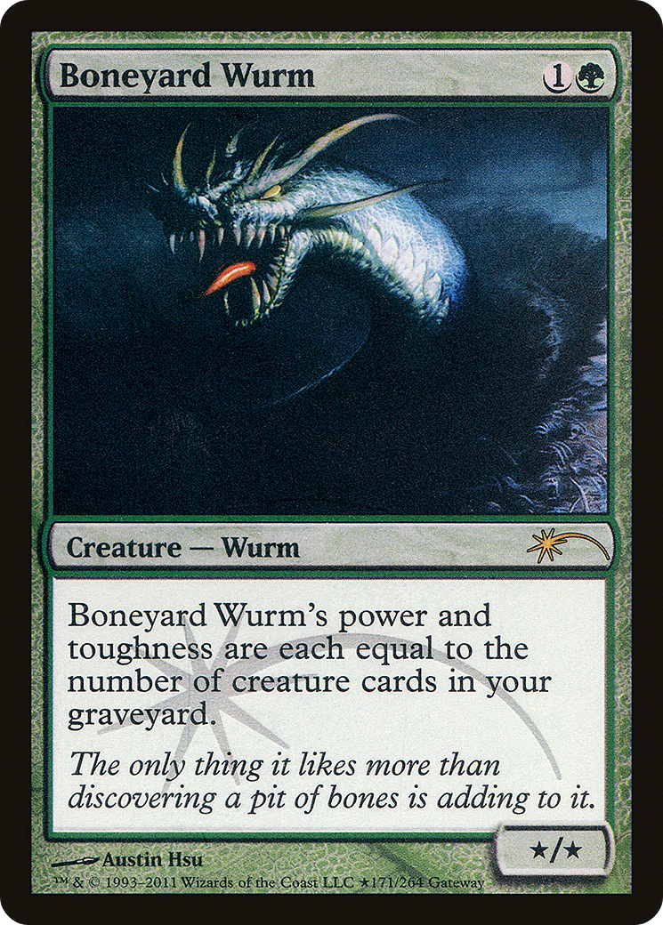 {R} Boneyard Wurm [Wizards Play Network 2011][PA WP11 084]