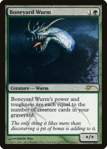 {R} Boneyard Wurm [Wizards Play Network 2011][PA WP11 084]