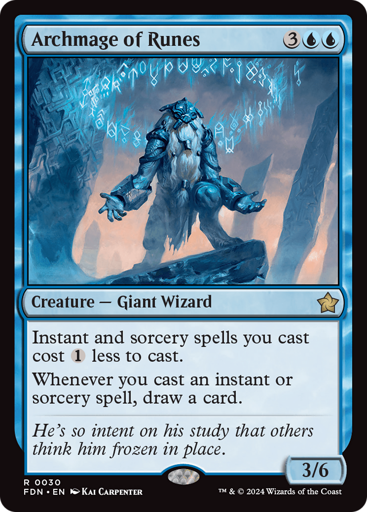 {@R} Archmage of Runes [Foundations][FDN 030]