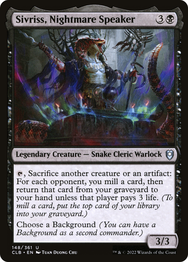 {C} Sivriss, Nightmare Speaker [Commander Legends: Battle for Baldur's Gate][CLB 148]
