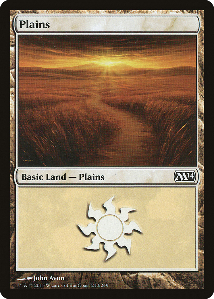 {B}[M14 230] Plains (230) [Magic 2014]