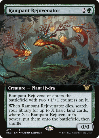 {R} Rampant Rejuvenator (Extended Art) [Kamigawa: Neon Dynasty Commander][NEC 070]