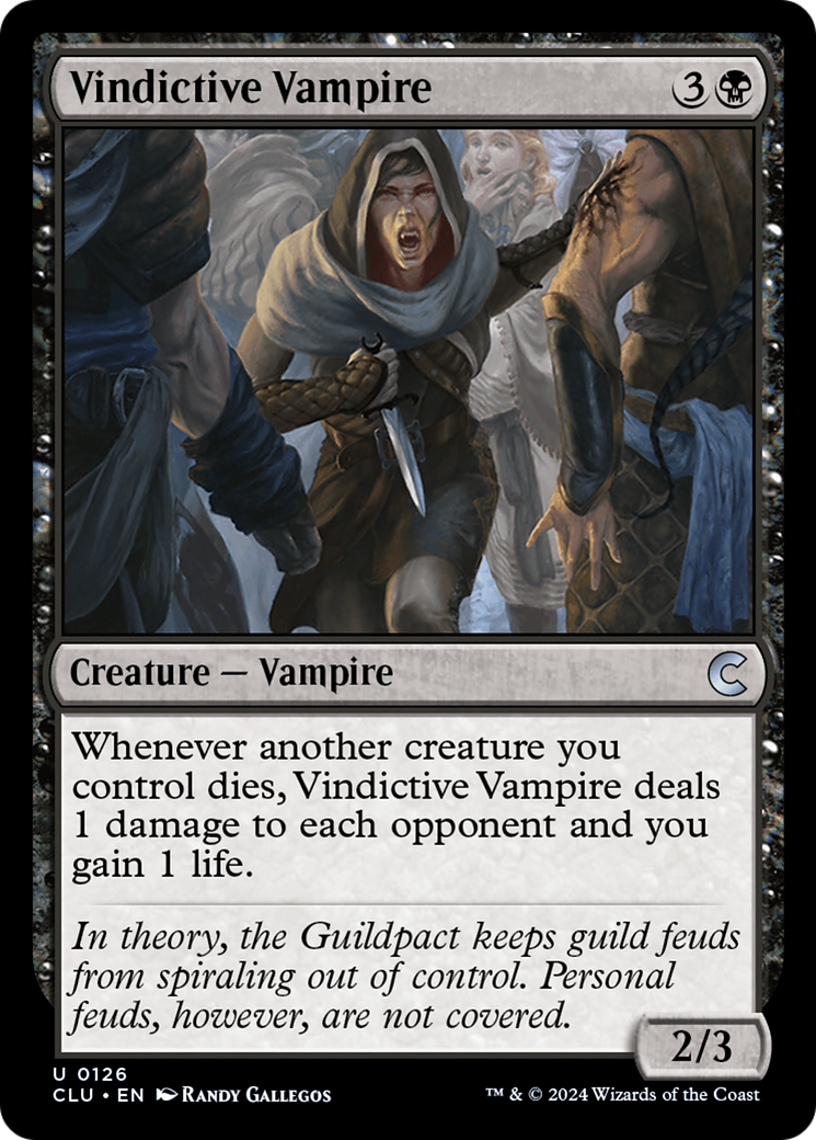 {C} Vindictive Vampire [Ravnica: Clue Edition][CLU 126]