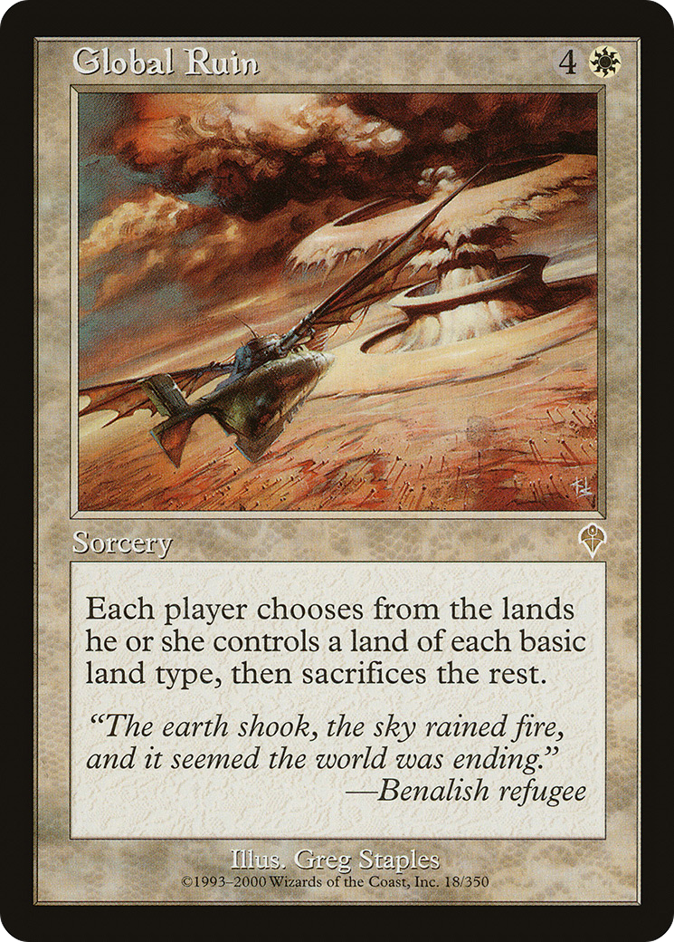 {R} Global Ruin [Invasion][INV 018] - Misty Mountain Games