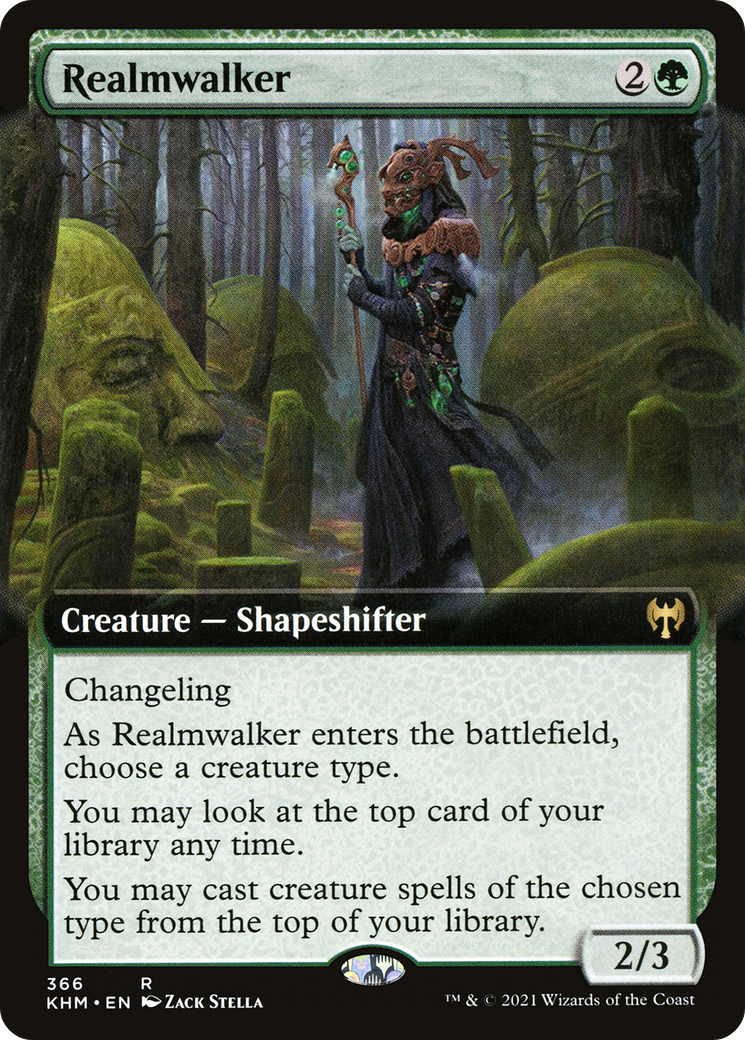 {R} Realmwalker (Extended Art) [Kaldheim][KHM 366]