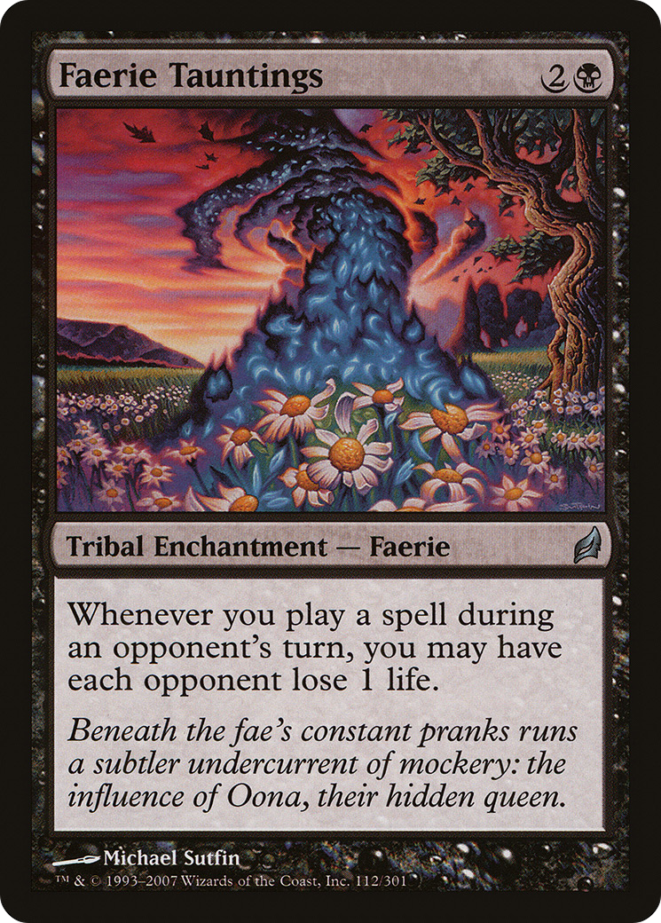 {C} Faerie Tauntings [Lorwyn][LRW 112]