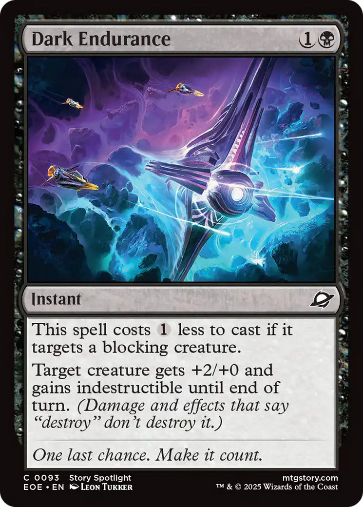 {@@ EOE C} Dark Endurance [Edge of Eternities][EOE 093]