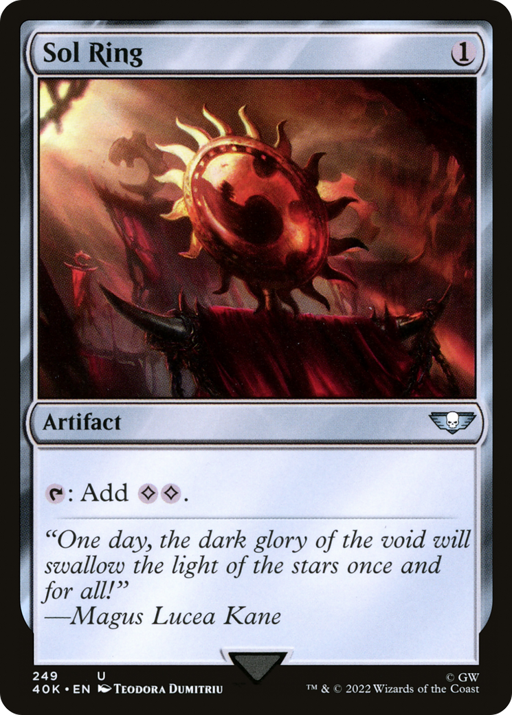 {C} Sol Ring (249) [Universes Beyond: Warhammer 40,000][40K 249]