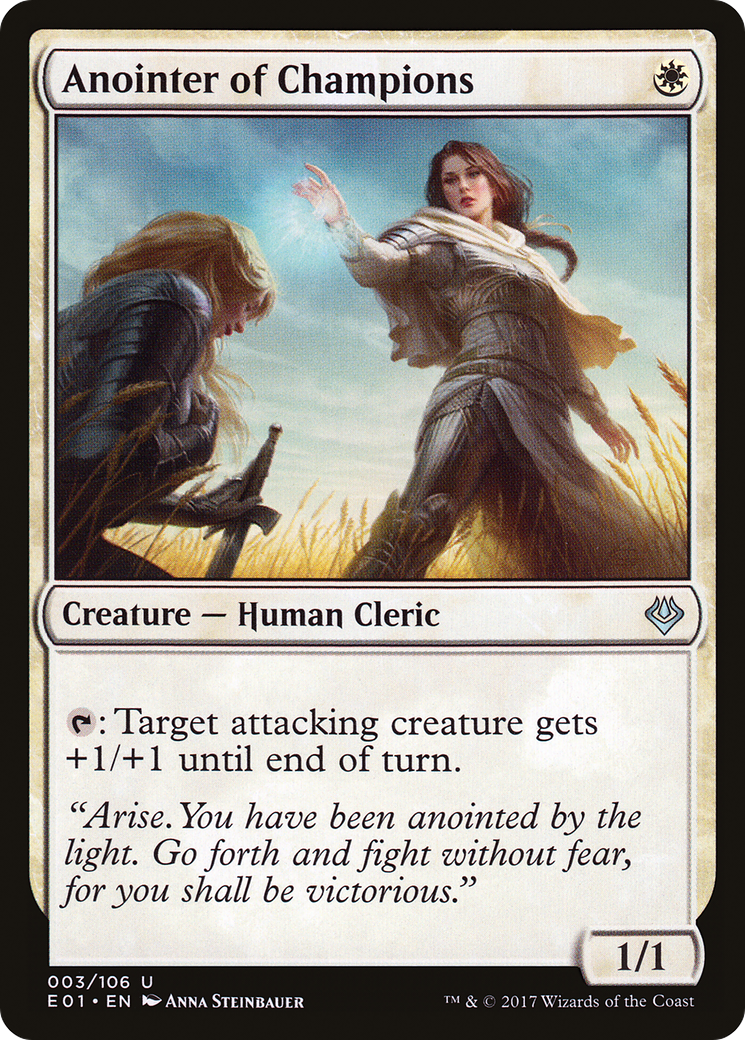 {C} Anointer of Champions [Archenemy: Nicol Bolas][E01 003]