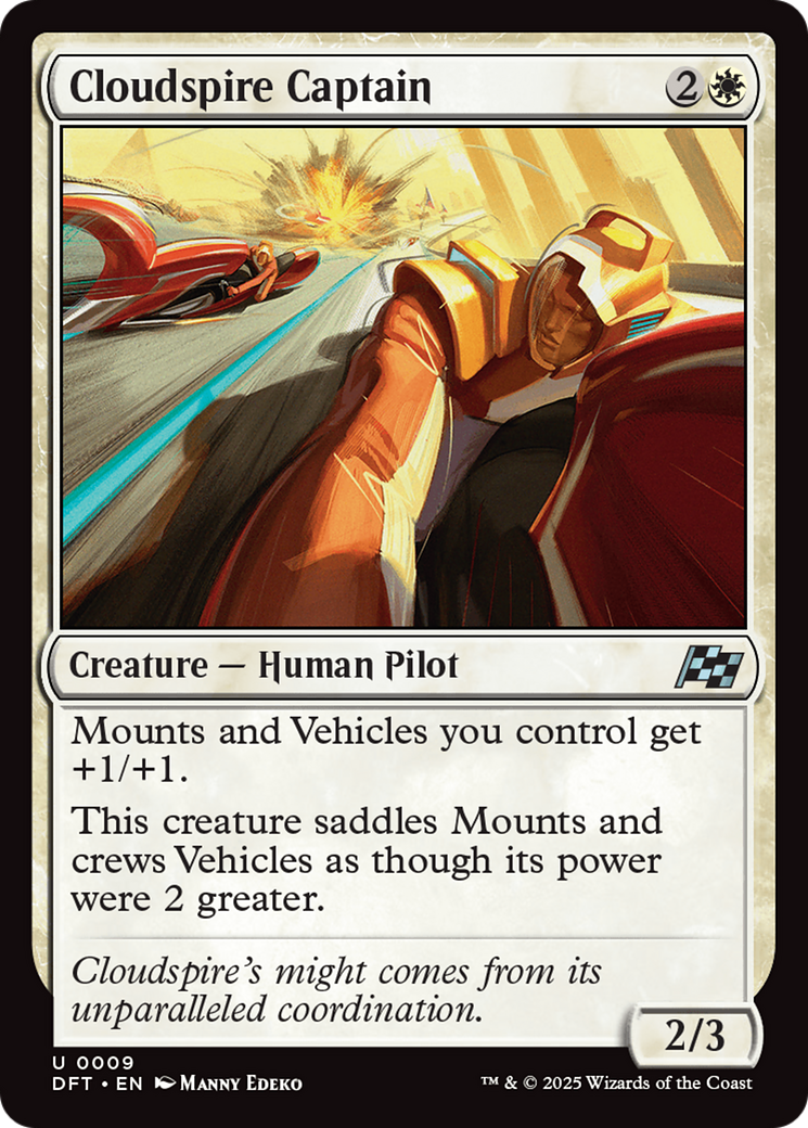 {@C} Cloudspire Captain [Aetherdrift][DFT 009]