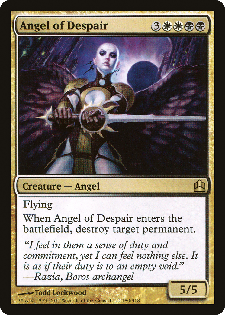 {R} Angel of Despair [Commander 2011][CMD 180] - Misty Mountain Games