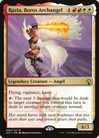 {R} Razia, Boros Archangel [Guilds of Ravnica Guild Kit][GK1 093]