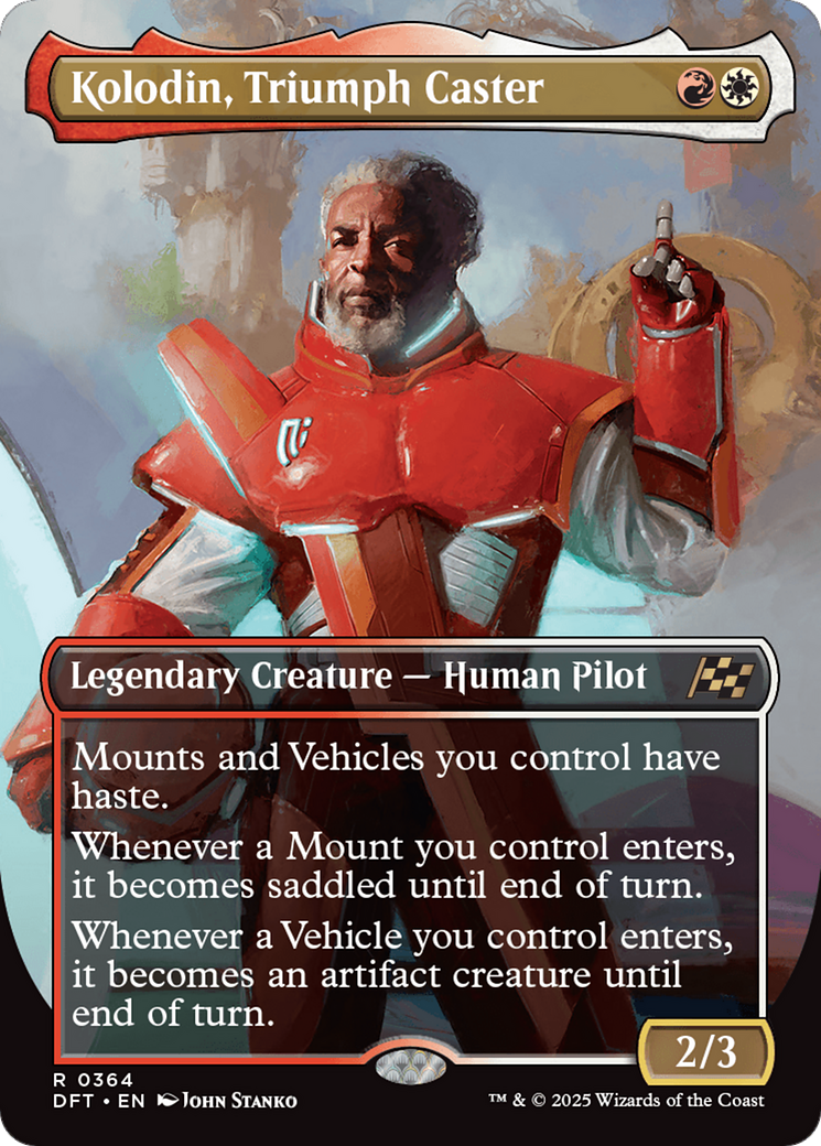 {@R} Kolodin, Triumph Caster (Borderless) [Aetherdrift][DFT 364]