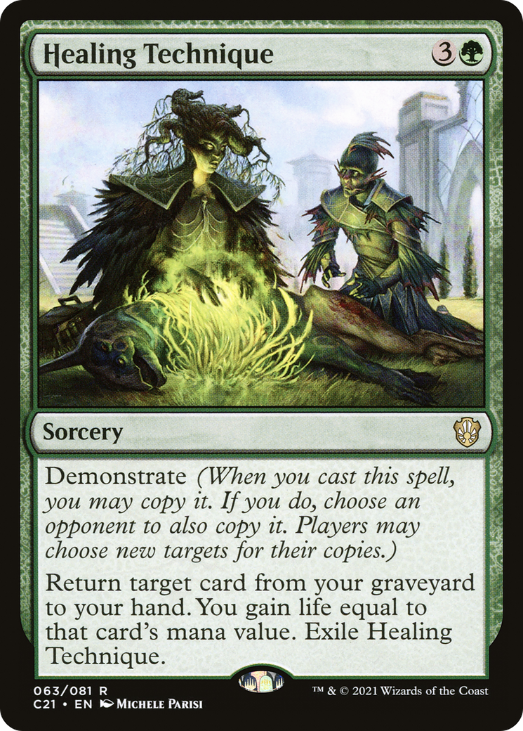 {R} Healing Technique [Commander 2021][C21 063]