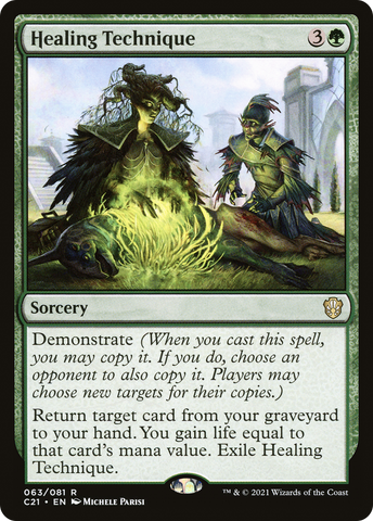 {R} Healing Technique [Commander 2021][C21 063]
