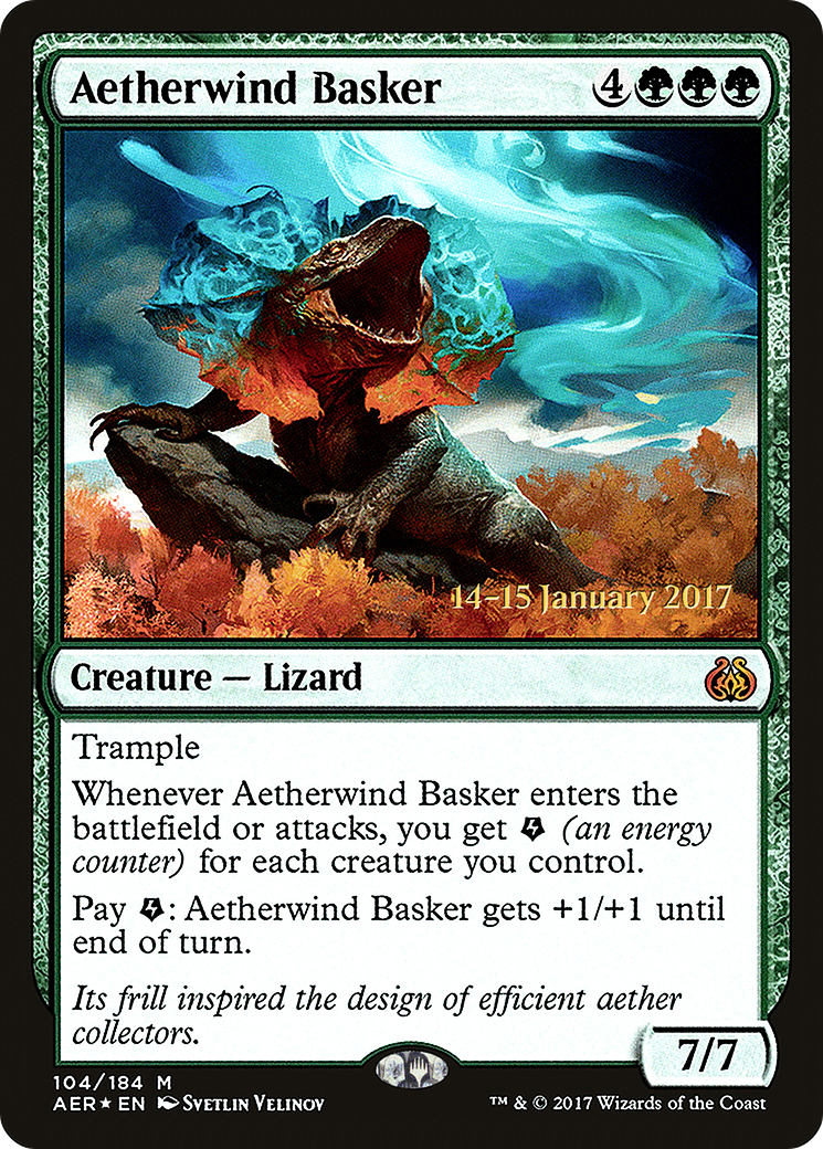 {R} Aetherwind Basker [Aether Revolt Prerelease Promos][PR AER 104] - Misty Mountain Games