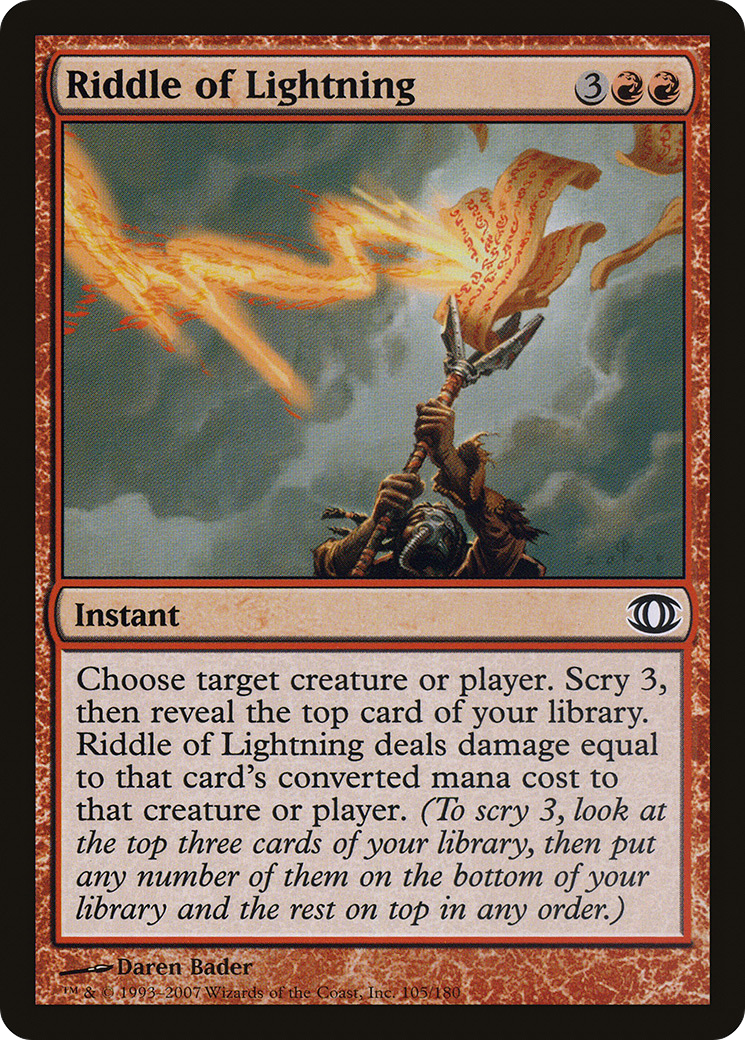 {C} Riddle of Lightning [Future Sight][FUT 105] - Misty Mountain Games
